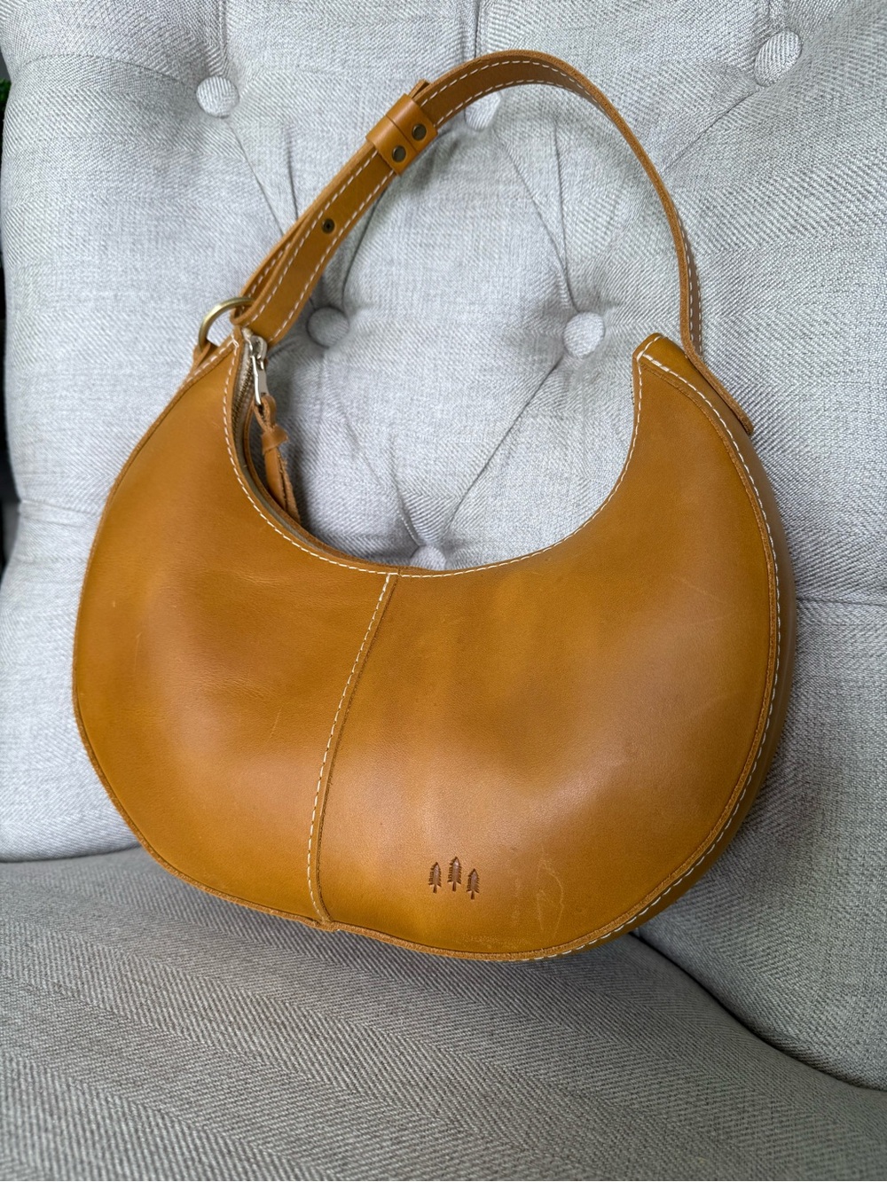Portland Leather Goods Nora Shoulder Bag - Mango